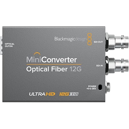 Amazon.com : Blackmagic Design Mini Converter Optical Fiber 12G ...