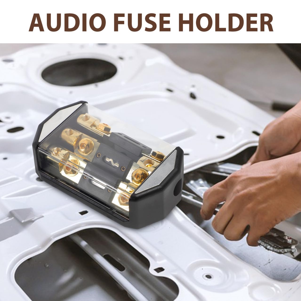 Portafusibile per Amplificatore Auto Vie Portafusibili per Dispositivo Audio Compatibile Vari Modelli di Auto