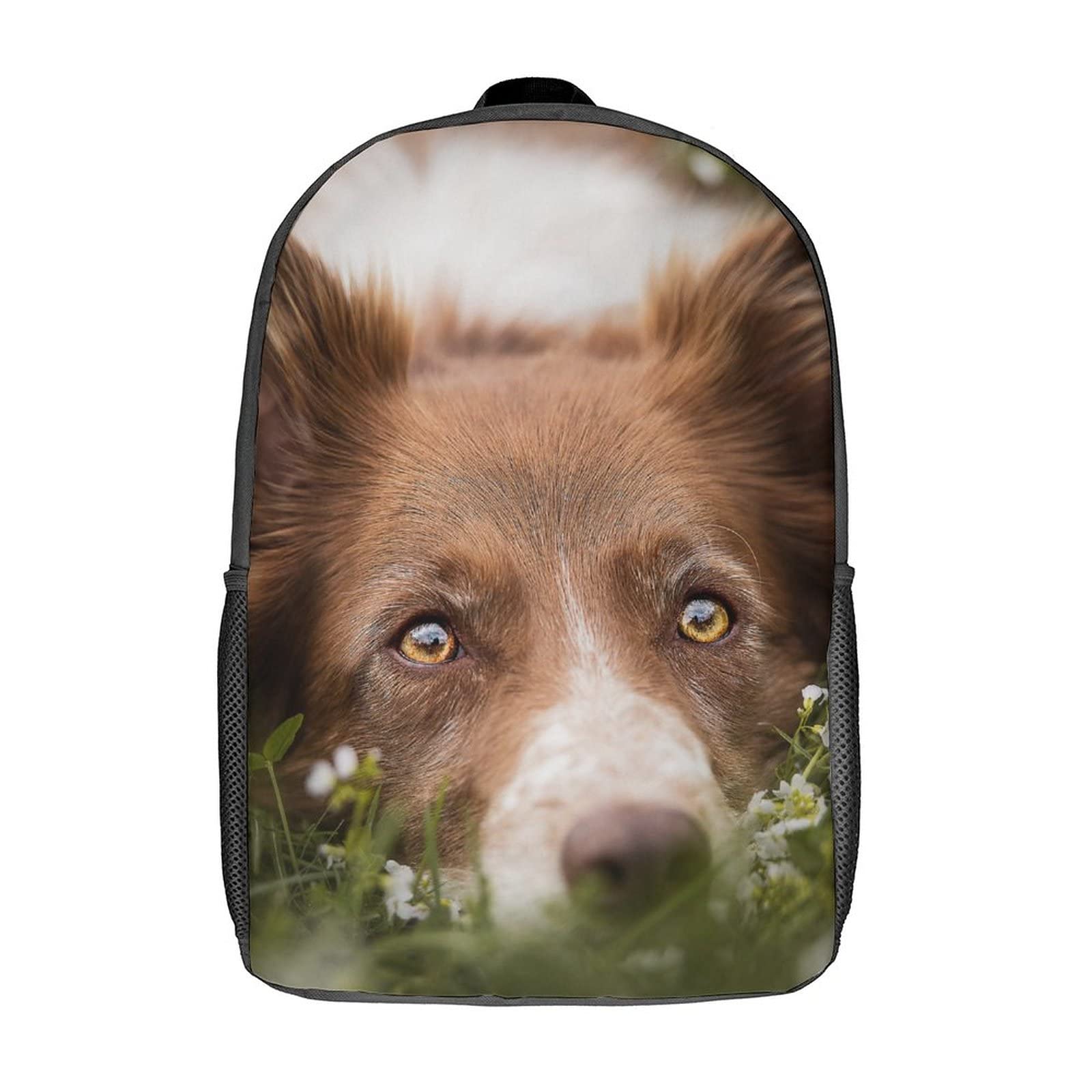 Mochila impresa en 3D escolar con borde resistente de 17" 8