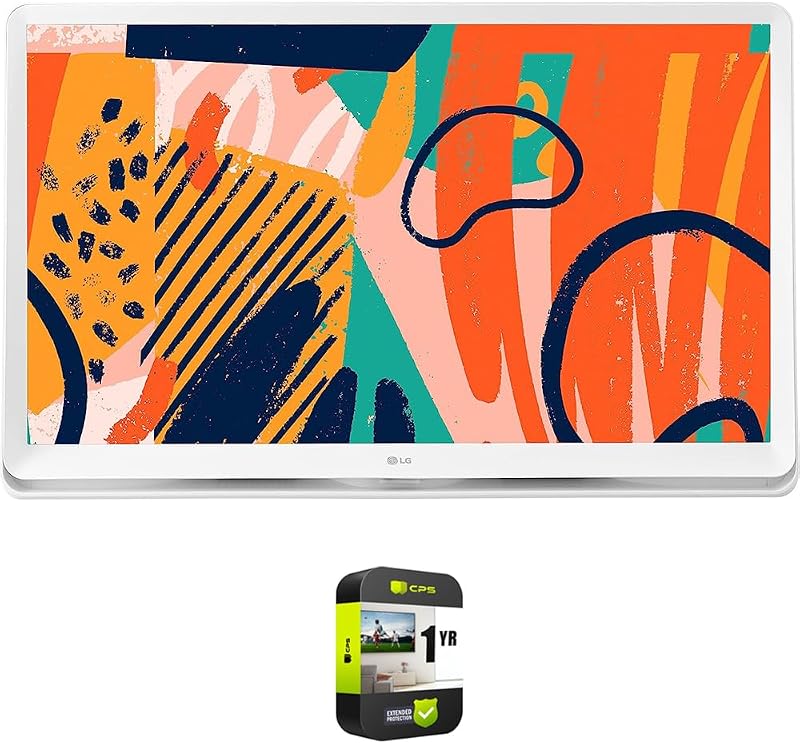 27LQ600S-WU 27" Full HD IPS LED TV Monitor with Web OS TV Bundle with 1 YR CPS Enhanced Protection Pack