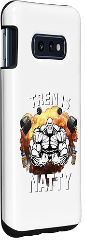 Miniatura 3 de Galaxy S10e Tren Is Natty Funny Bodybuilding Design Gym Workout Muscular Case
