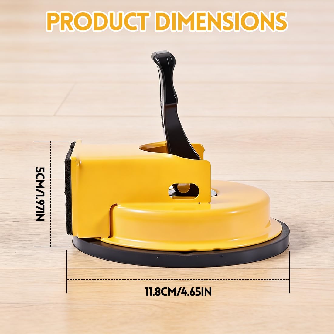 Herramienta de Instalacion de Suelos Laminados con Ventosa Robusta y Mango Ergonomico para Lamas de Parquet Baldosas Vidrio Marmol Kit Compacto y Eficaz para Instalacion Precisa y Rapida