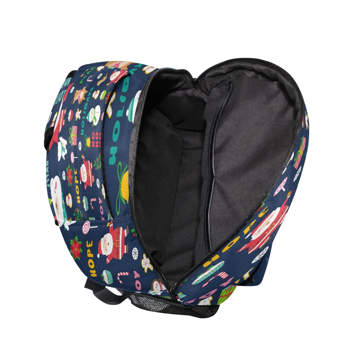 Zielony plecak dziecięcy z awokado dla dziewcząt, chłopców, nastolatków, torba szkolna z recyklingu z przegrodą na laptopa, 40 cm x 30 cm, Uroczy miś, Rozmiar uniwersalny