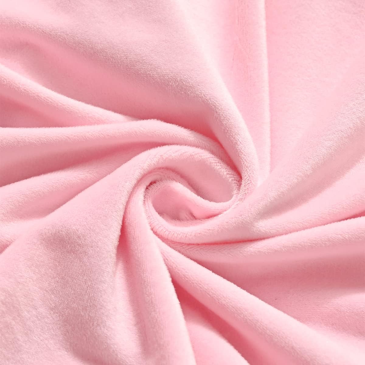 Set of 6/4/2 Velvet Chair Covers for Dining Room Chairs with Armrest Stretch Chair Slip Cover Curved Wingback Accent Chair Covers Slipcovers Arms Kitchen Chair Covers,Light Pink,2pcs