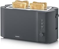 Severin AT 2591 4 szeletes hosszú részes kenyérpirító 1400W matt fekete 1