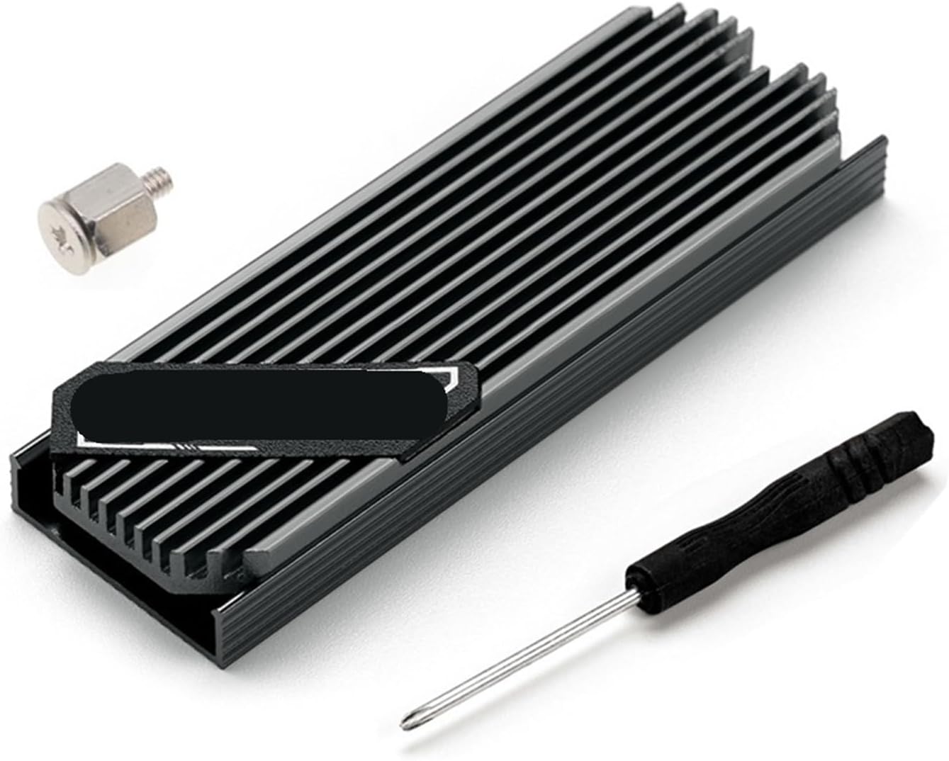 Ultra-Thin M.2 2280 Radiator Solid State Drive Aluminum Heat Dissipation Gasket with Thermal Conduction Pad