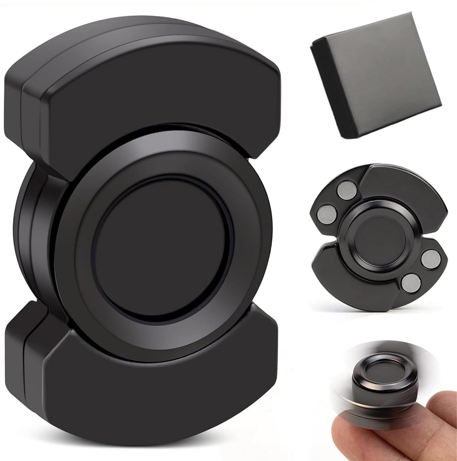 Fidget Toys, 3-in-1 Desktop Fidget Slider and Box Set, Stress Relief Toys Adults, Office Focus Aid, Portable Anxiety Relief-image-6