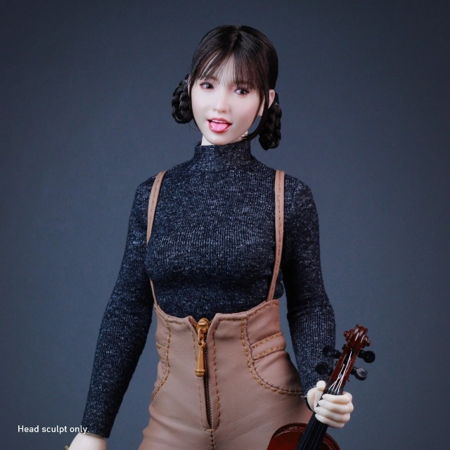 シームレスフィギュア 黒髪 未使用 Amazon | HiPlay Z6TOYS 1/6 アジアン可動アイ女性ヘッド