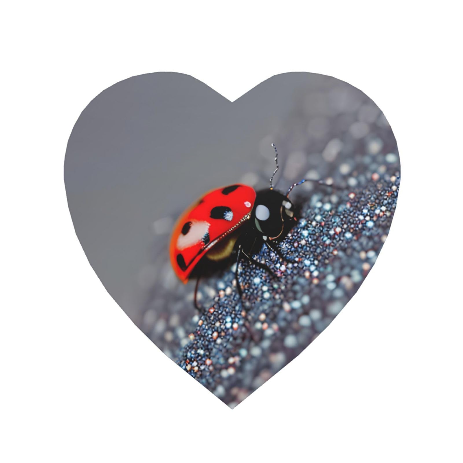Ladybugs Pattern Infinite Speckled Print Refrigerator Magnet,Magnets For Refrigerator Decoration, Kitchen, Office, Wall