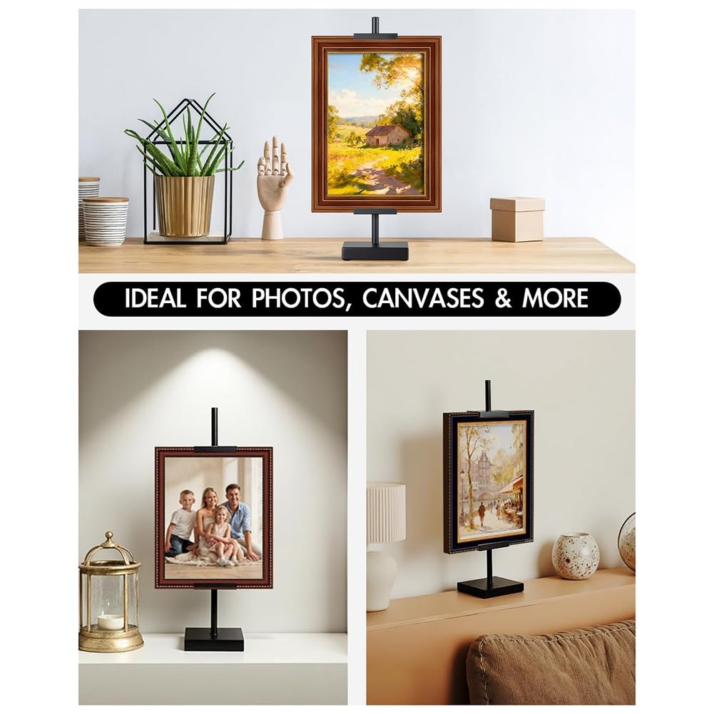 Cavalletto da Scrivania Regolabile, Supporto per Cornice, Regalo di San - Decorazione In Metallo