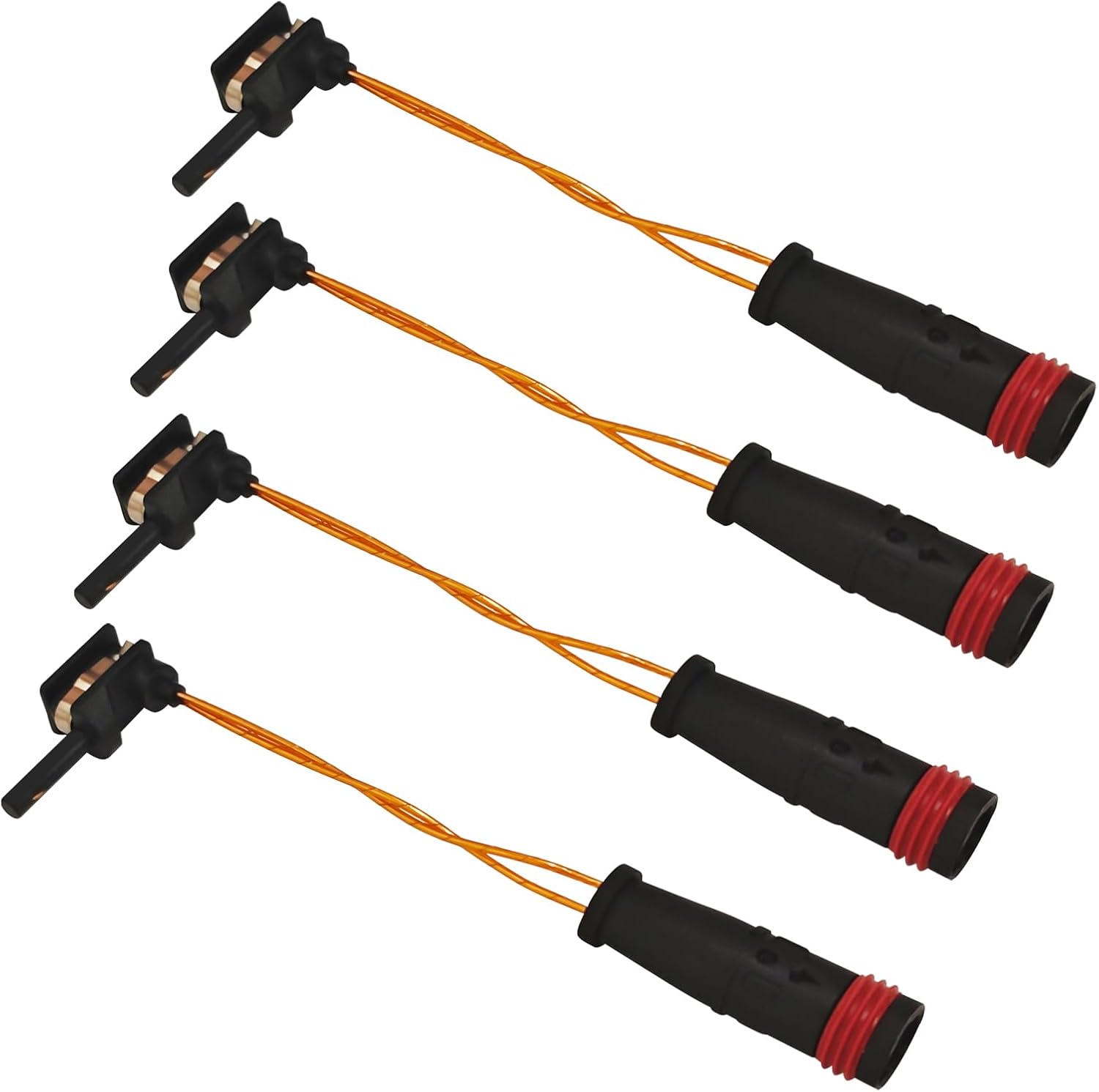 Brake Pad Wear Sensors Front & Rear for Mercedes W211 W220 E350 E500 C300 CL500 - 4PCS Replacement 2115401717 2205400617