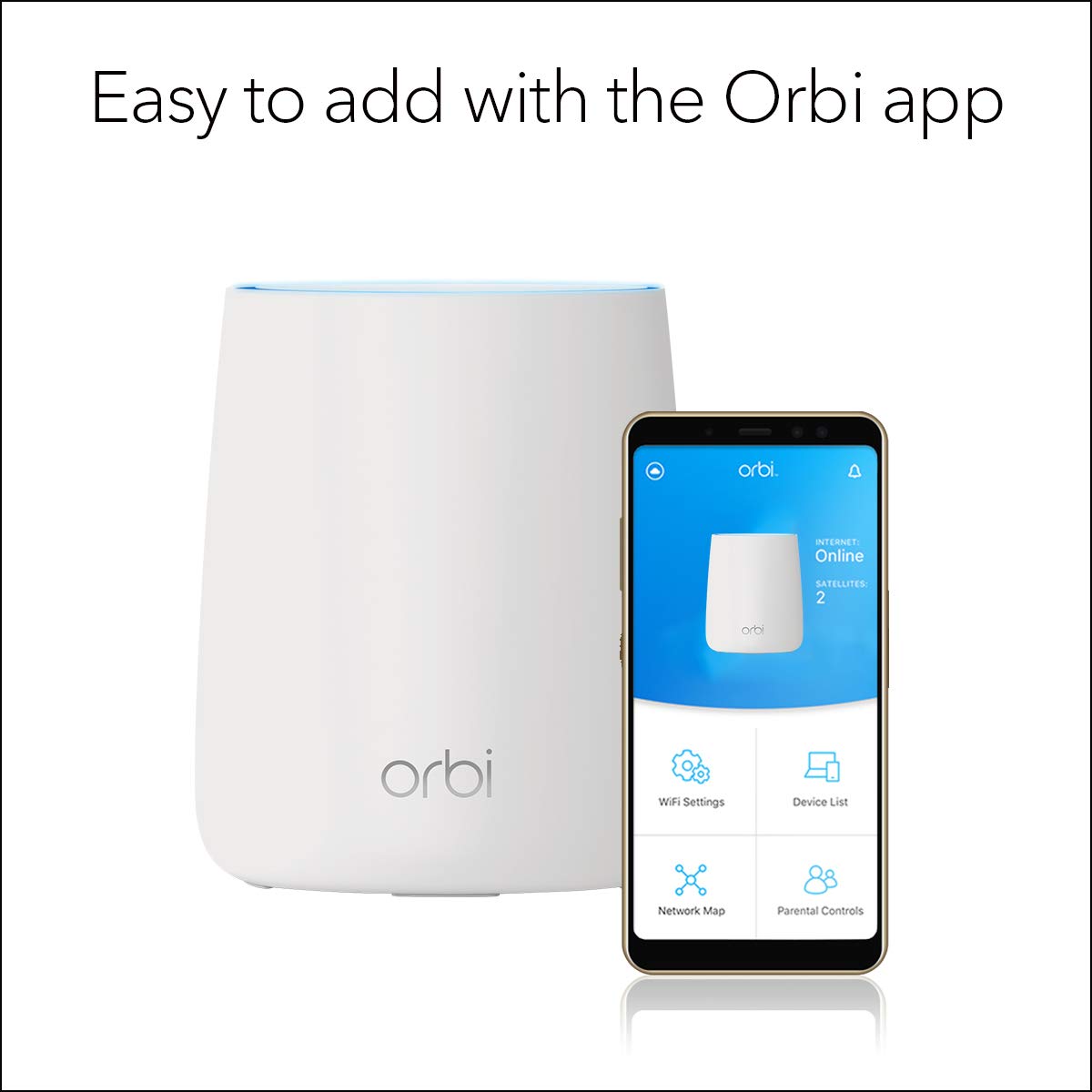 Orbi サテライト RBS20 3台 NETGEAR Orbi Mesh WiFi Add-on Satellite - Works with Your Orbi