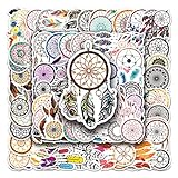 Dream Catcher Stickers,Waterproof Vinyl Stickers for Laptop Phone Case Guitar Skateboard Helmet Bike Car Decals Home Decor(50Pcs)
