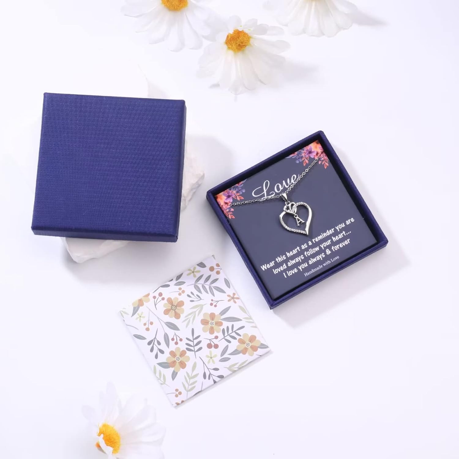 STORUP Valentines Gifts for Her Teen Girls - Heart Initial Necklaces for Women Girls, 14K-Gold-Plated CZ Initial A-Z Heart Necklaces for Teen Girl Jewelry Valentines Gifts for Women Mom Wife Sister - Image 6