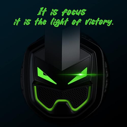 Miniatura 6 de EKSA Fenrir - Auriculares para juegos con micrófono, auriculares para juegos para PC, Xbox One, PS4, PC, PS5, dispositivos móviles, micrófono con