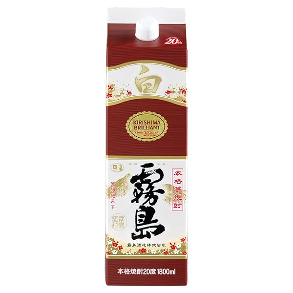 霧島酒造 チューパック白霧島 20度 1800ml [宮崎県]