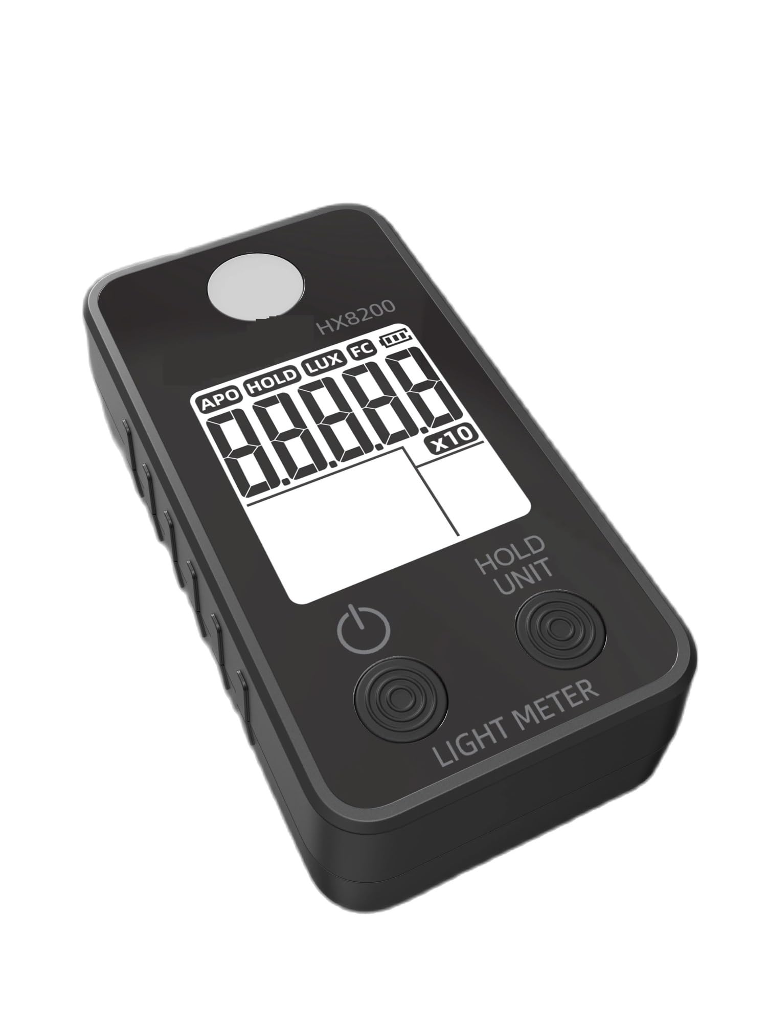 Esposimetro, Misuratore di luce Misuratore di illuminamento digitale Misuratore di lux portatile LCD 0-300.000 Lux/Fc Luxmetro tascabile Fotometro Coltivazione di piante,Misurazione UVB