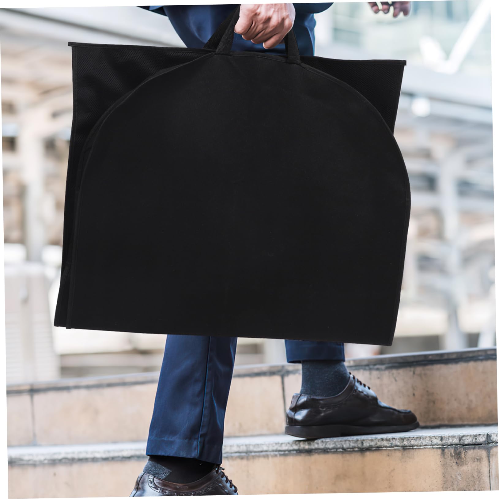 Kleidersack zur Aufbewahrung, 2 Stück, 110cm, Schwarz