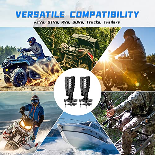 Kemimoto Gun Holder For Atv, Gun Mount For Atv, Bow Rack Grips With Rubber Straps Compatible With Hunting Bike Treestand Mobility Scooter #TOP5