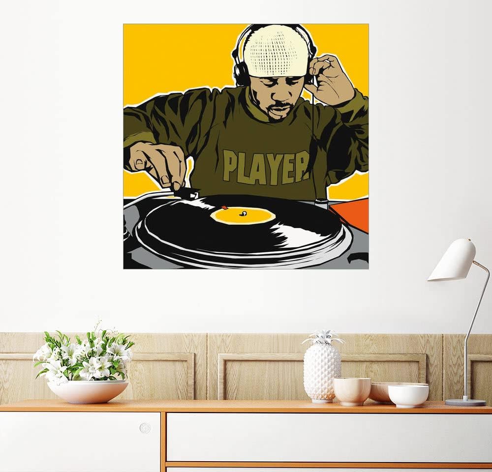 Posterlounge scratching Aluminium print by Benjamin Wachenje Wall Art for every room 13 x 13 cm Illustrations Wall Decor