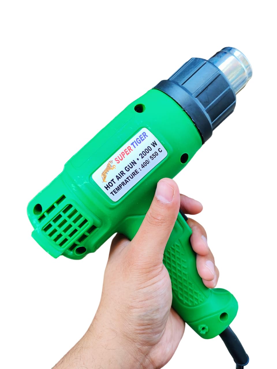 【美品】PREMIUM RELEASE 　WARM & COOL GUN FuoMax ® Super Tiger 2000W 230V Corded Electric 2-Speed Heat Gun