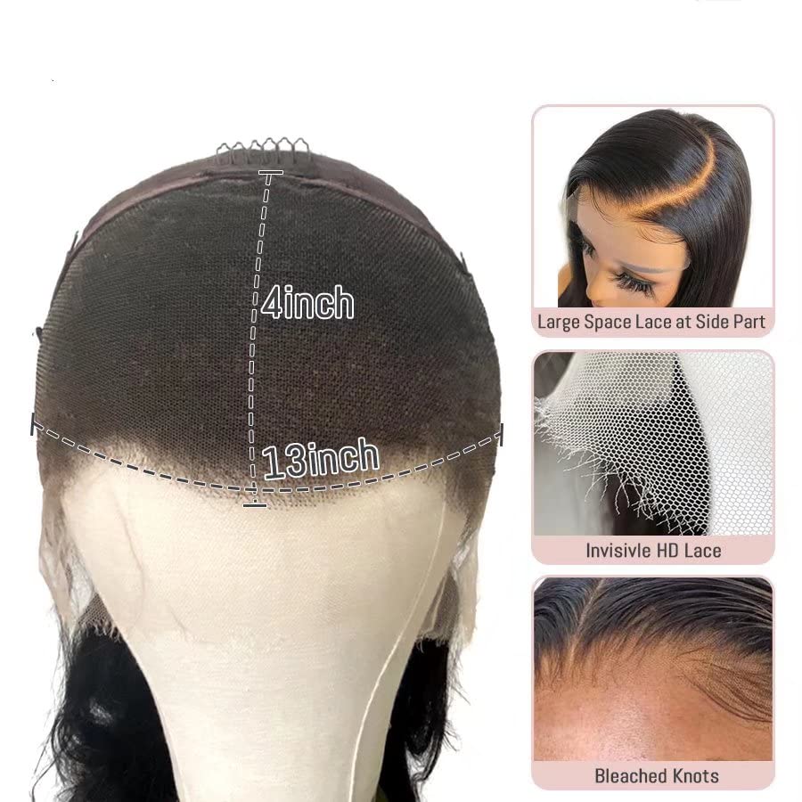 Afro Kinky Curly Human Hair Wigs Women Brown Lace Front Wig 13X4 Human Hair Wigs Ombre Blonde Curly Wig Pre Plucked With Baby Hair Bleached Knots HD Transparent Lace Colored Wig 22"