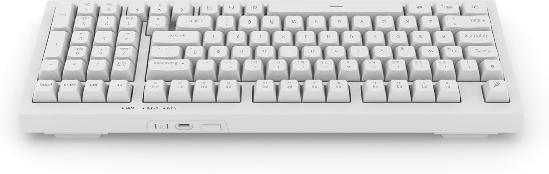 Hawk Gaming HK210 Membrane Rainbow Type C Wired Full Turkish Gaming Keyboard (White)
