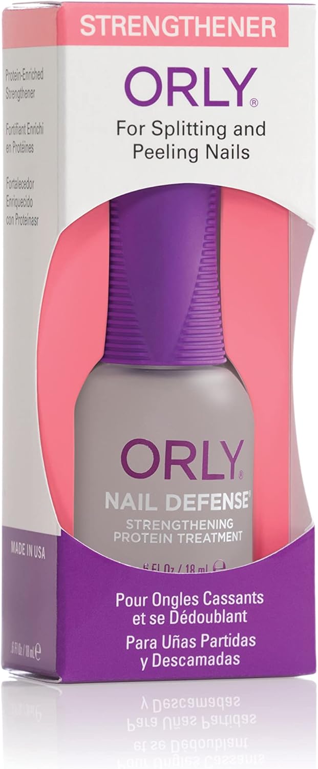 ORLY Nail Defense is a strengthening base coat that treats splitting