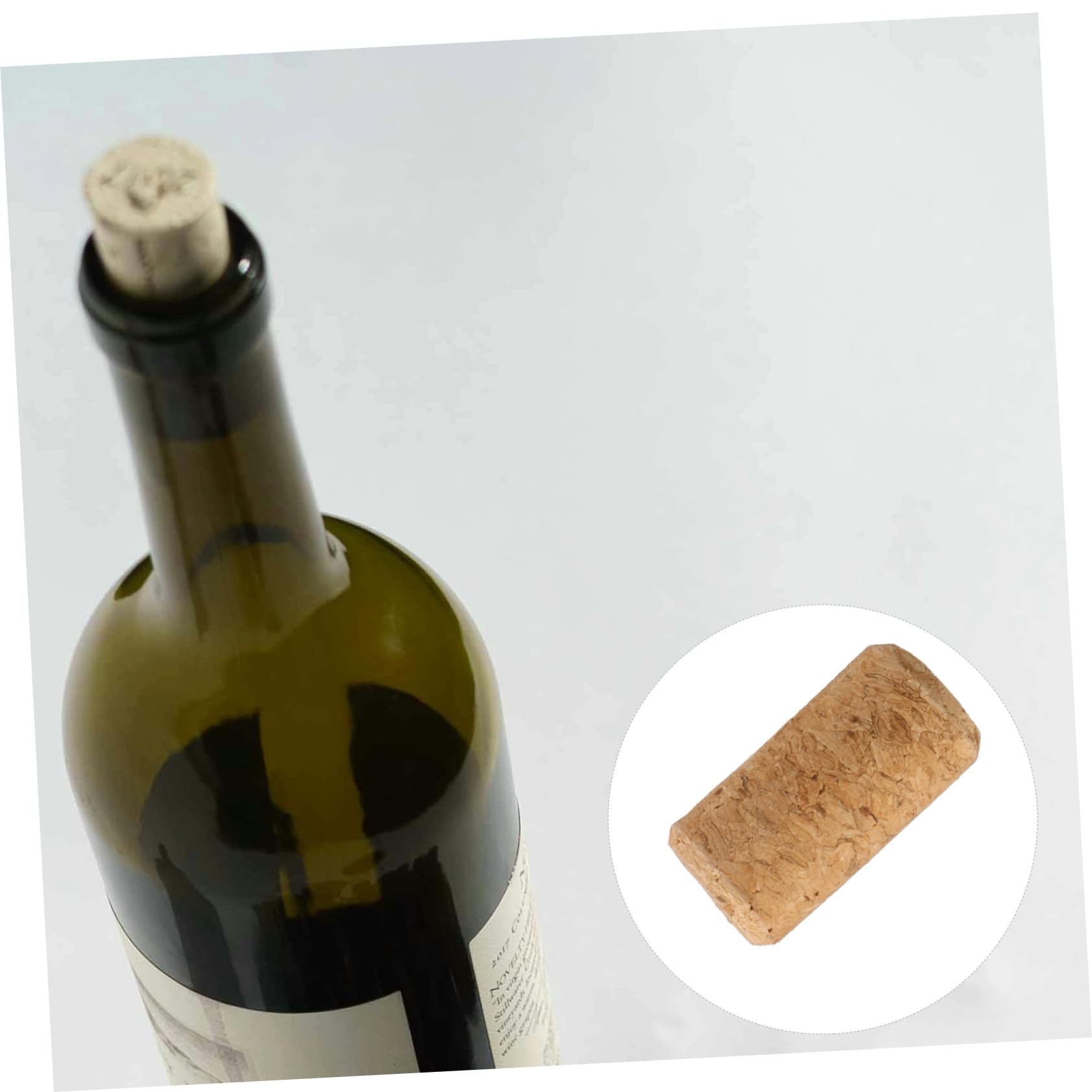 VANZACK Tappi per Bottiglie di Vino in Sughero Naturale 4 X 2 X 2 CM Tenuta Stagna e Facile Inserimento per Casa Bar e Feste