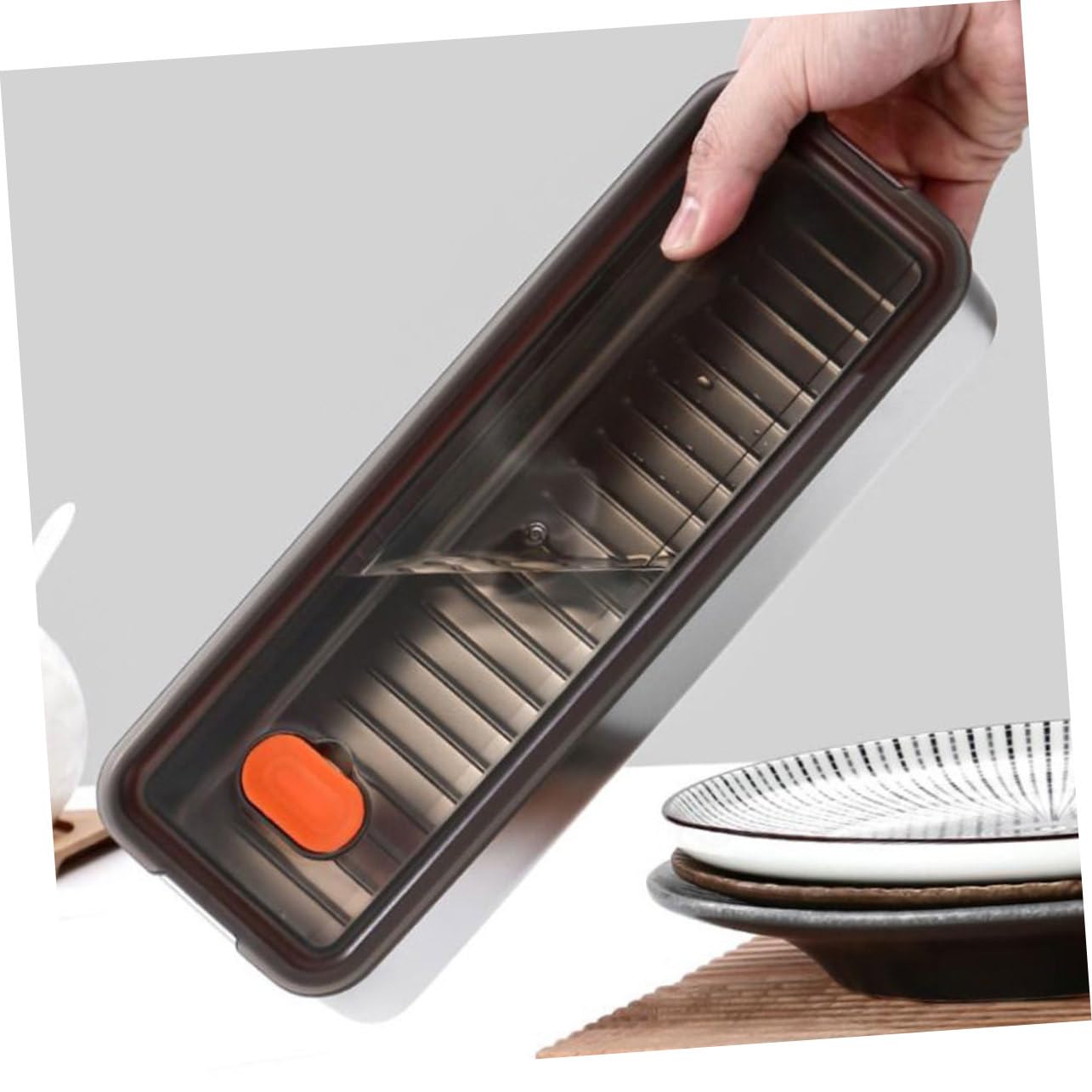 MAGICLULU 3 Unidades De Caja De Tocino De Res Contenedor De Acero Inoxidable Con Tapa Refrigeradores De Cocina Contenedores Para Alimentos Refrigerador Pequeño Tocino Almacenamiento