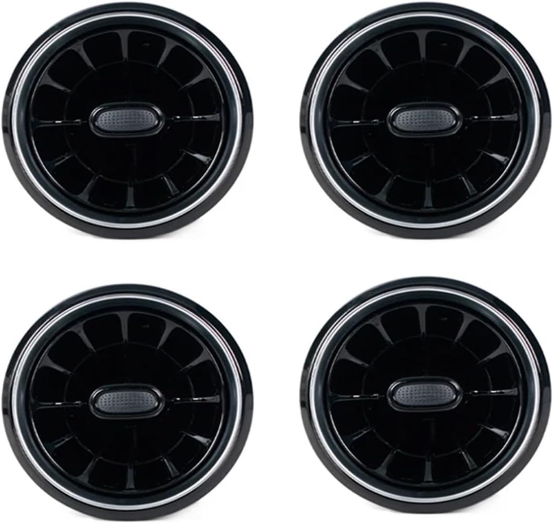 Car Air Vent Compatible For Mercedes Benz V Class W447 Vito V250 V260 Car Dashboard AC Air Condition Vent Outlet Turbo Accessories(4pcs Silver)