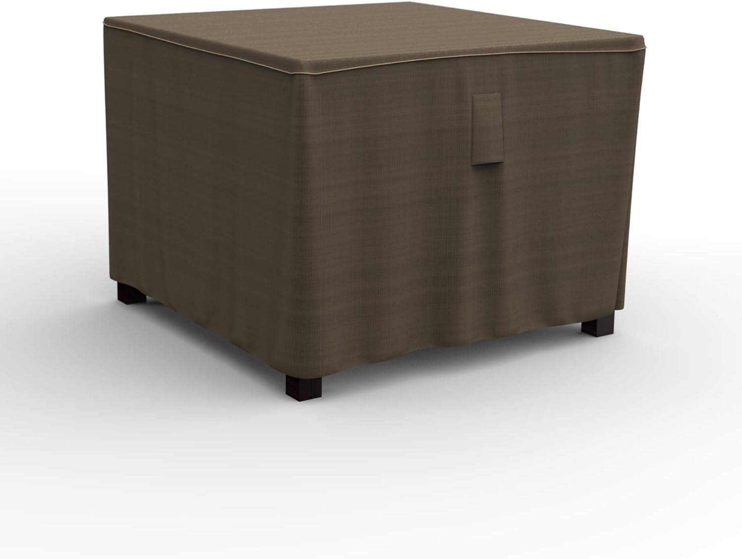 Budge P5A09BTNW3 StormBlock Hillside Square Patio Table Cover Premium, Outdoor, Waterproof, Medium, Black and Tan Weave