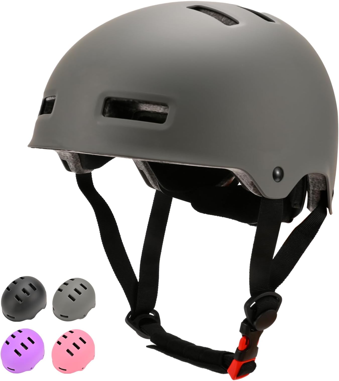 Adjustable Kids Bike Helmet for Boys Girls Youth Adult, Kids Protective Helmets for Multi-Sports Skateboard Scooter Bicycle Cycling Skating