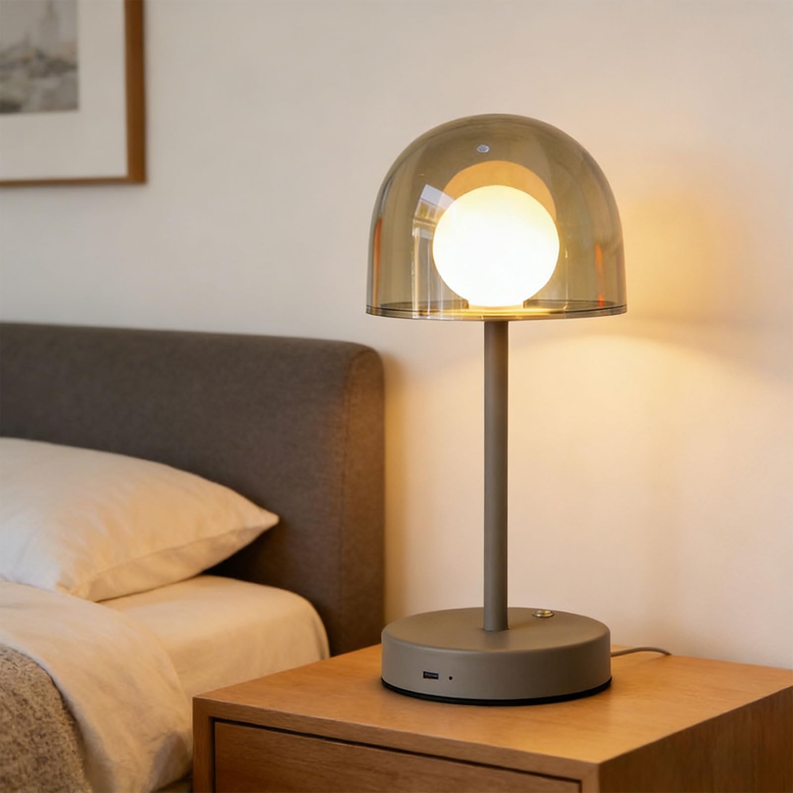 Lampada da lettura senza fili con altezza di 270 mm e base di 120 mm per molteplici applicazioni, idea regalo