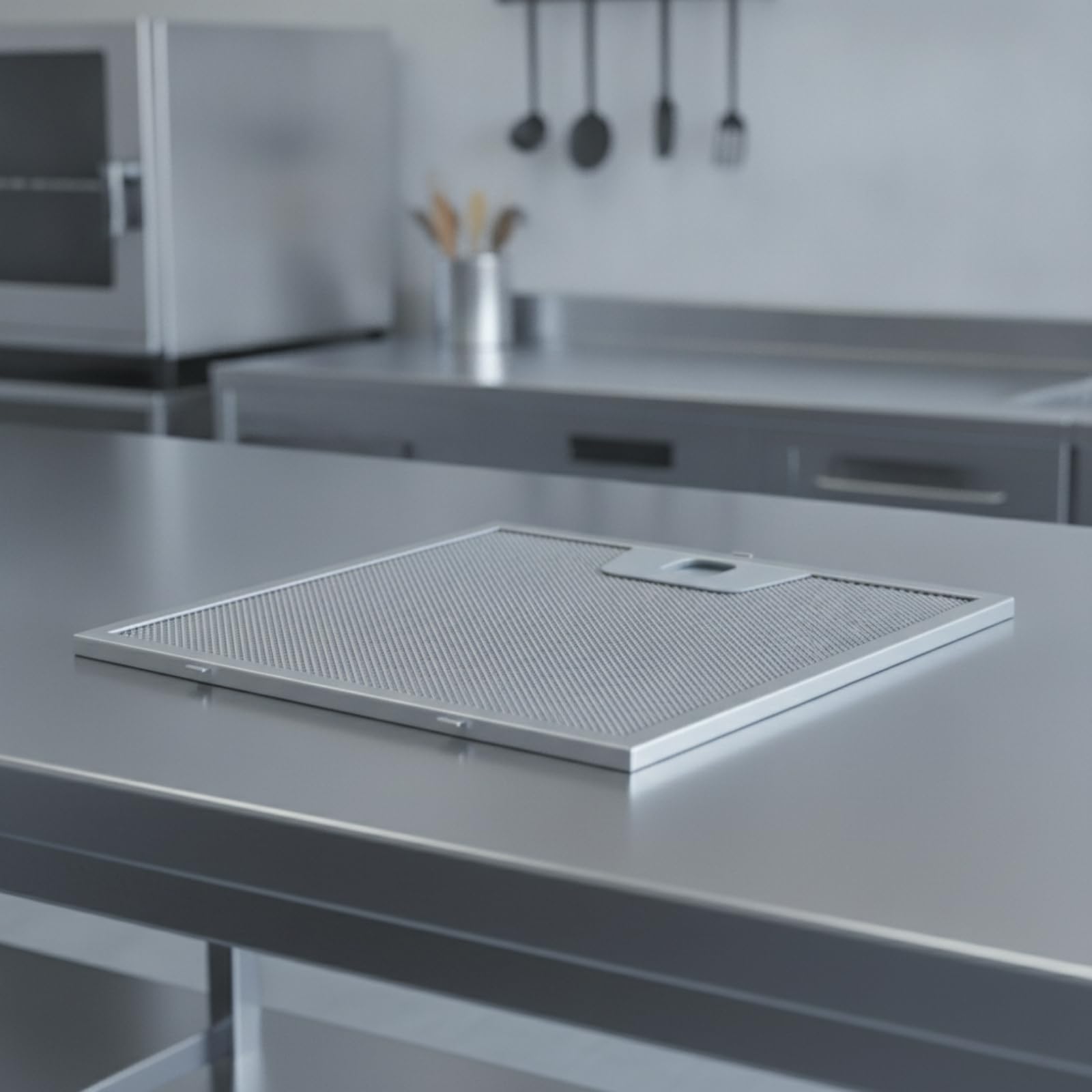 Filtro Antigrasso Metallico Rigido Filtri Resistente per Cucina