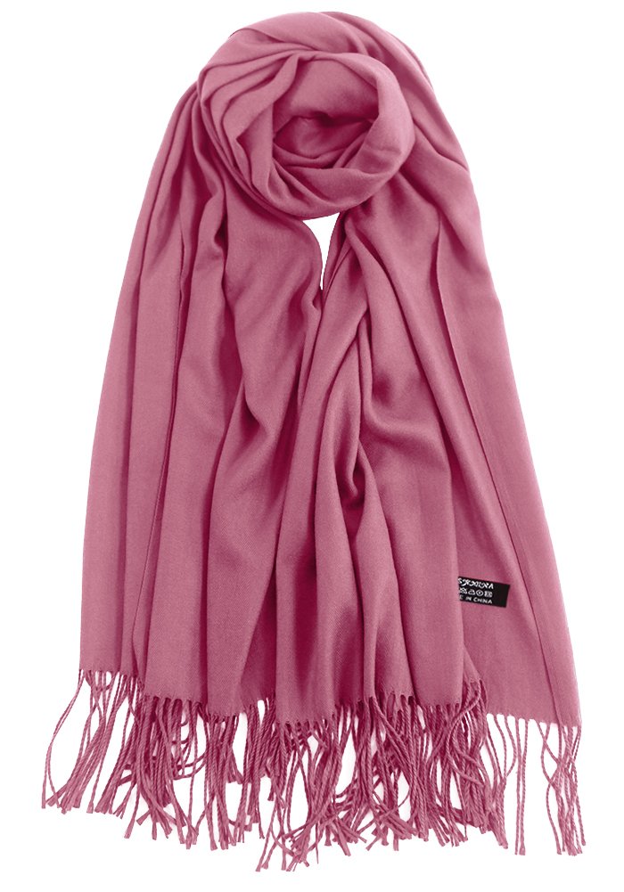 MissShorthair Womens Pashmina Scarf Shawls and Wraps For Wedding Evening Dresses