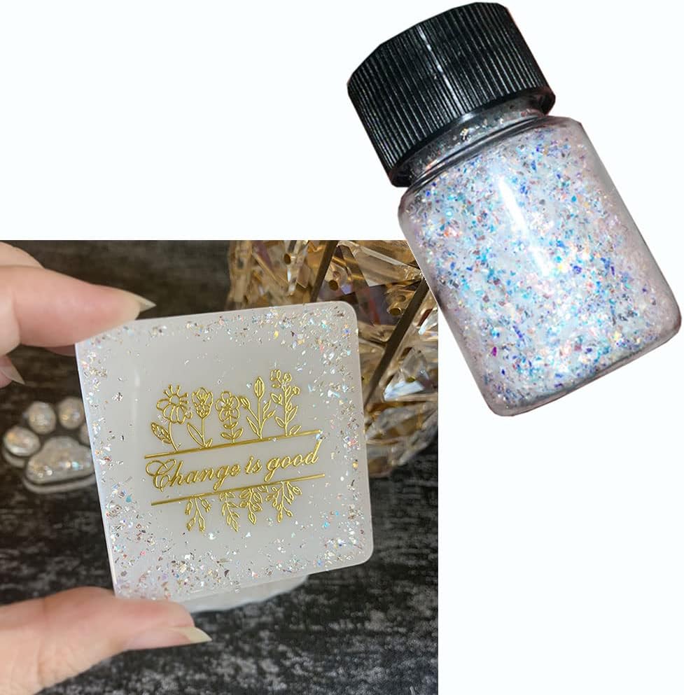 Pearlescent Epoxy Resin Color Pigments Natural Cosmetic Grade for Soap Dye Nail Polish Makeup, Epoxy Resin 10ml Pigment Opaque Powder for