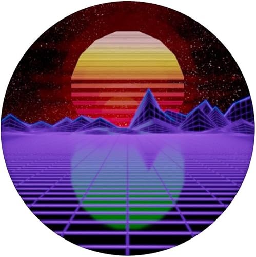 Miniatura 3 de Synthwave Retrowave Synth Technology Abstract 80's Retro PopSockets PopGrip agarre intercambiable para teléfonos y tabletas