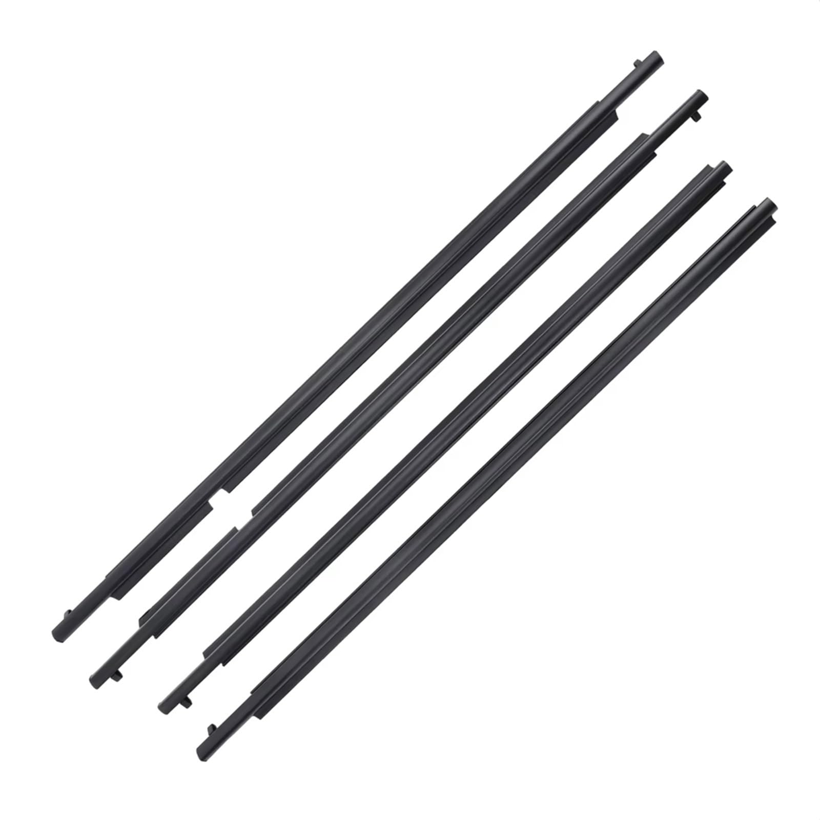 Hmnmxq One Color Rubber Sealing Strip For Toyota For Scion Xb 2.4L 2008-2015 Front & Rear Set Of 4 Door Belt Molding Weatherstrips Window Sealing Strip Car Door Seal Strip