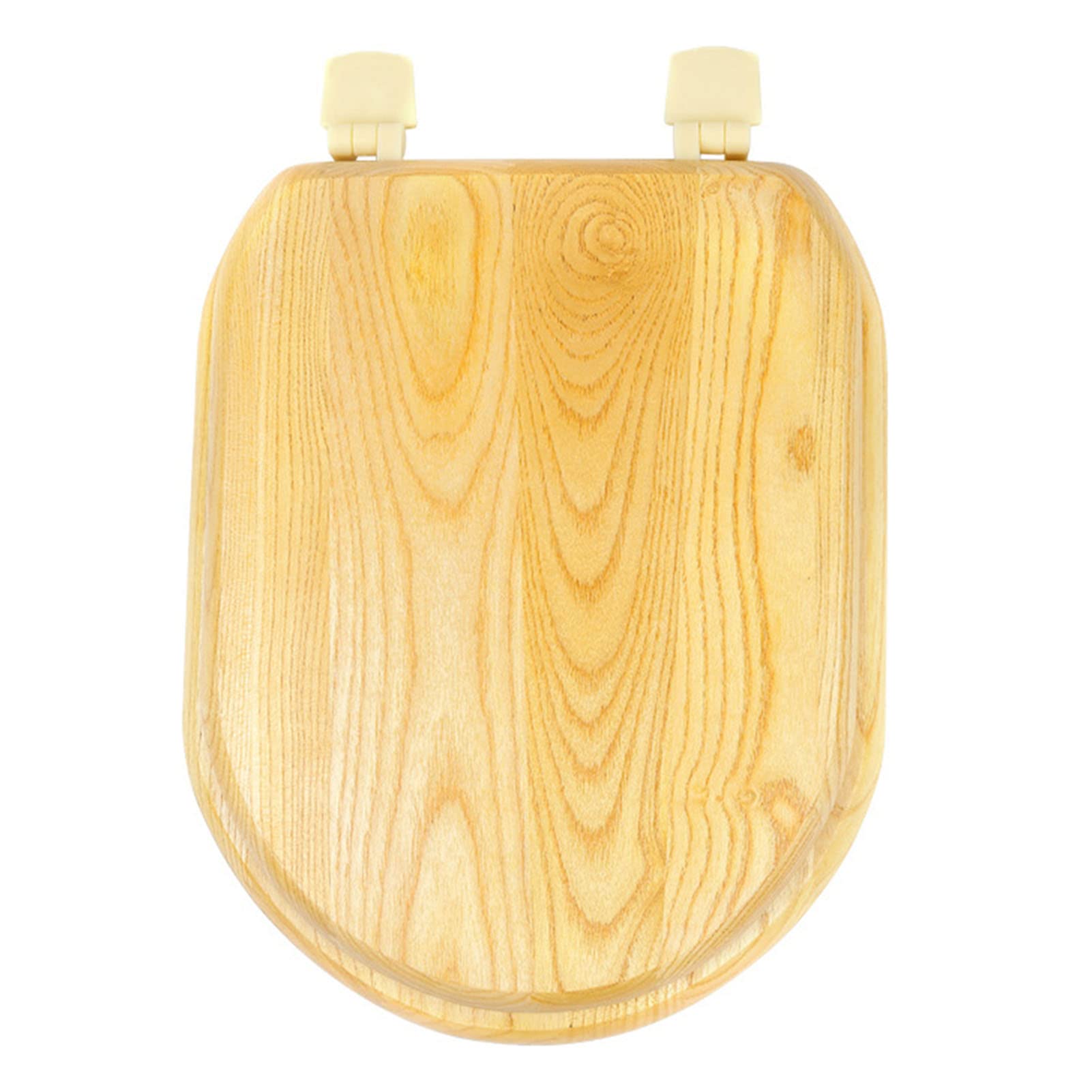 FLYIODFCXV Toilet seat, Round Toilet Seat, Wide Choice of Slow Close Seats, Molded Wood, Strong Hinges(C)