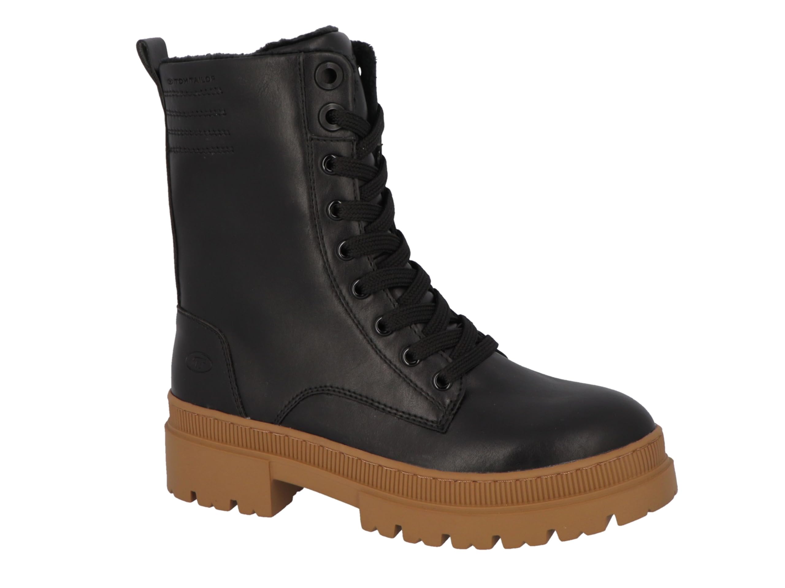 TOM TAILOR Women's 4290490009Fashion Boots, Black Dksand, 4.5 UK