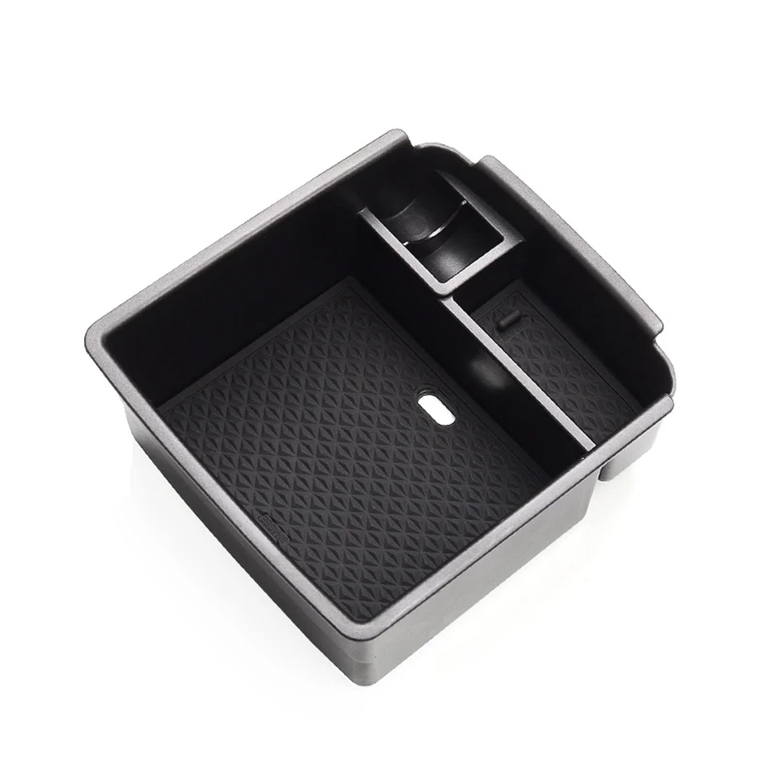 RRSCXTWV Fit for VW Tiguan Mk2 2016-2020, Center Console Organizer, Anti-Scratch Armrest Center Console Organizer Tray, Car Parts, Black
