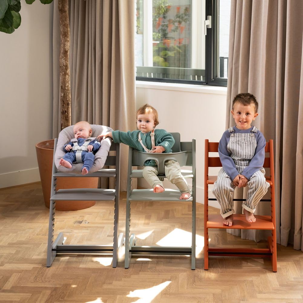 Stokke Tripp Trapp High Chair2 with Cushion and Table Tray - Black with Black Tray — view 2