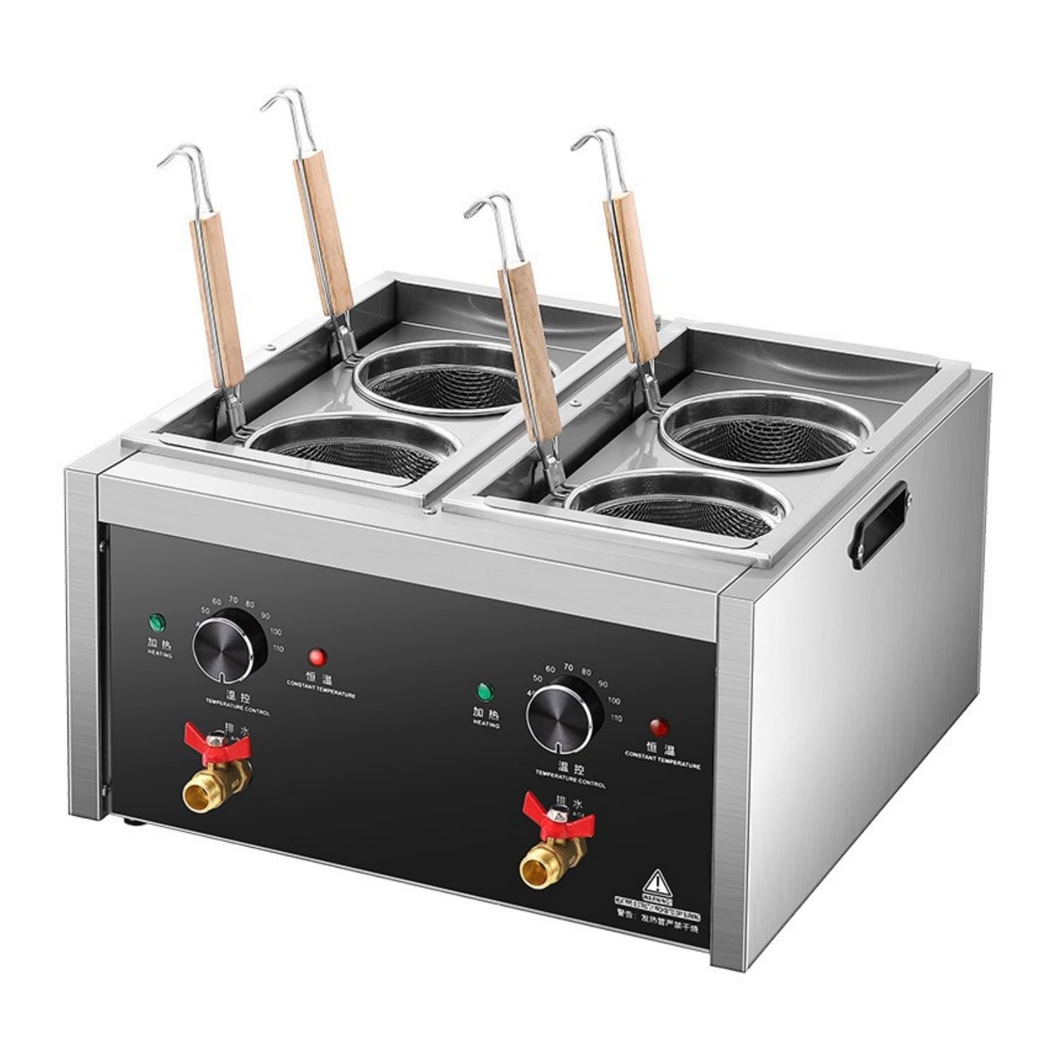 Amazon｜Deerou電気式ゆで麺器 業務用麺茹で器 多用途 うどん