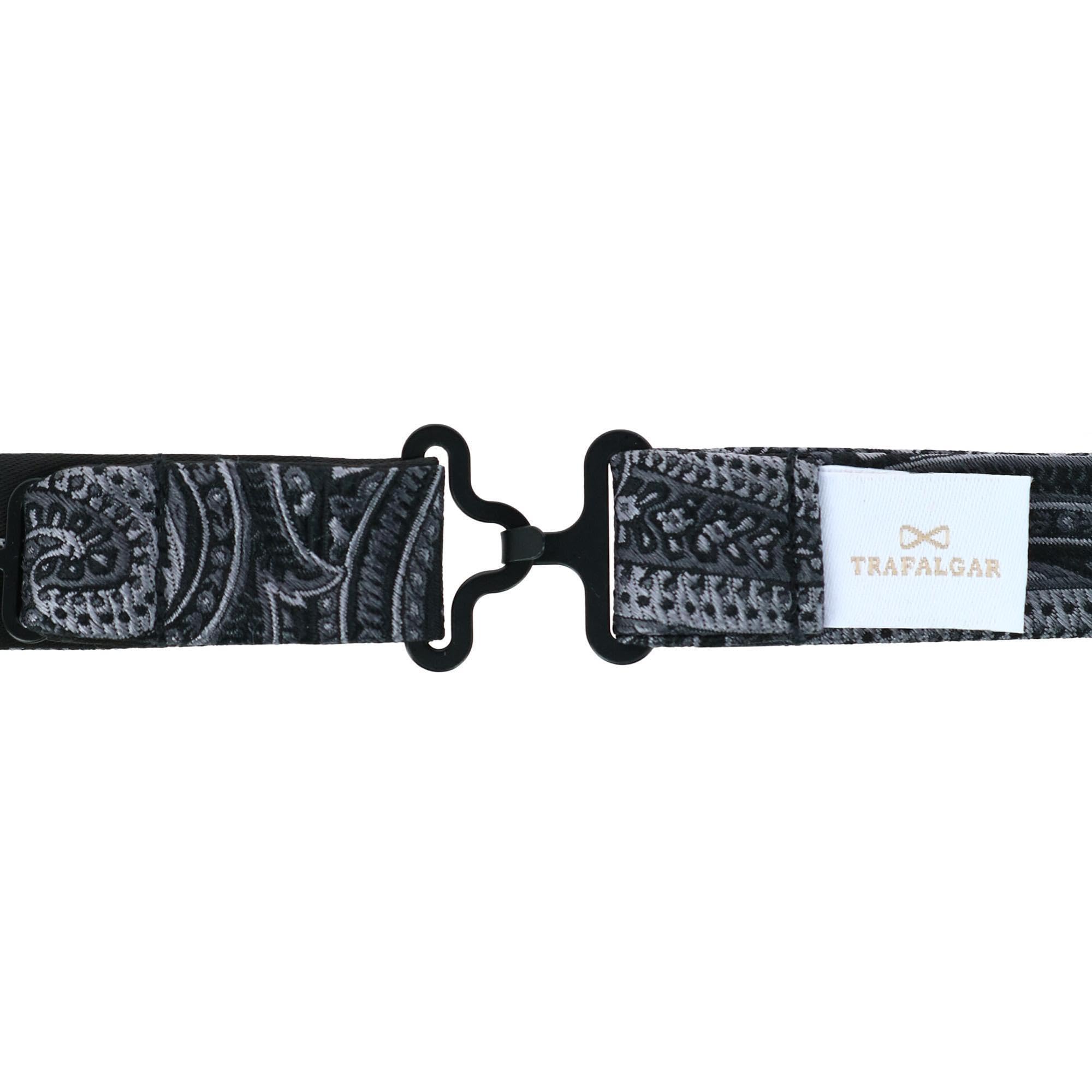 Trafalgar Papillon Sobee Paisley Seta Uomo, nero, taglia unica