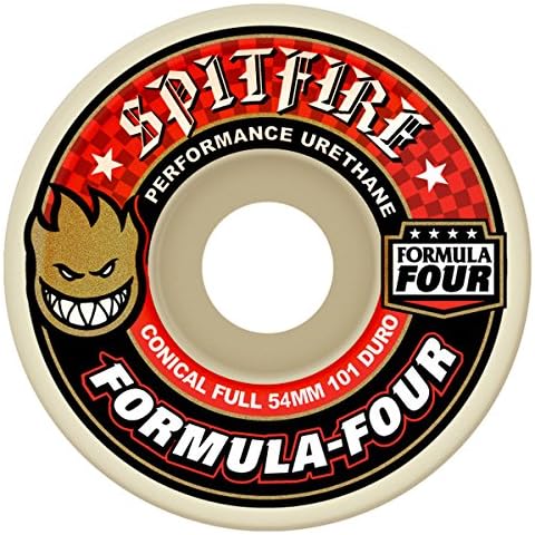 Spitfire Formula Four Conical Full 101du Skateboard Wheel 52mm 52mm Cover