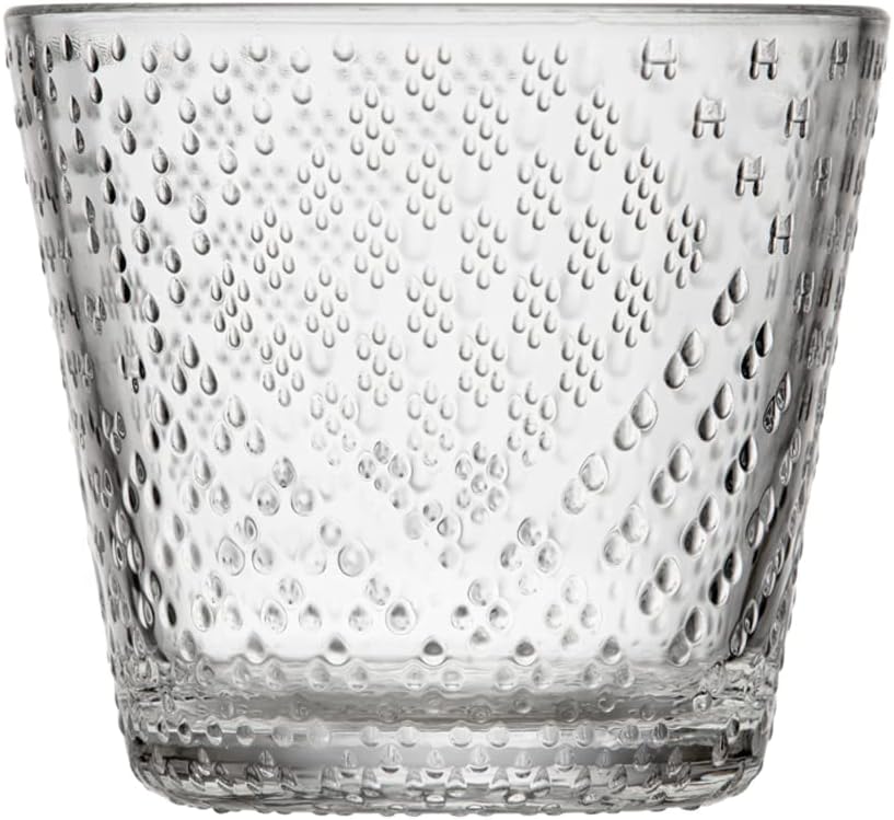 Iittala 1065611 Tundra Tumbler Glass, Cup, Approx. 9.4 fl oz (290 ml), Pair Set (2 Pieces)