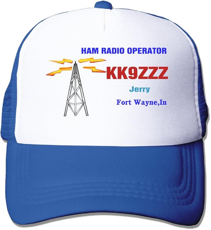 HAM RADIO OPERATOR Mesh Adjustable Snapback Hats RoyalBlue Amazon.ca Clothing, Shoes