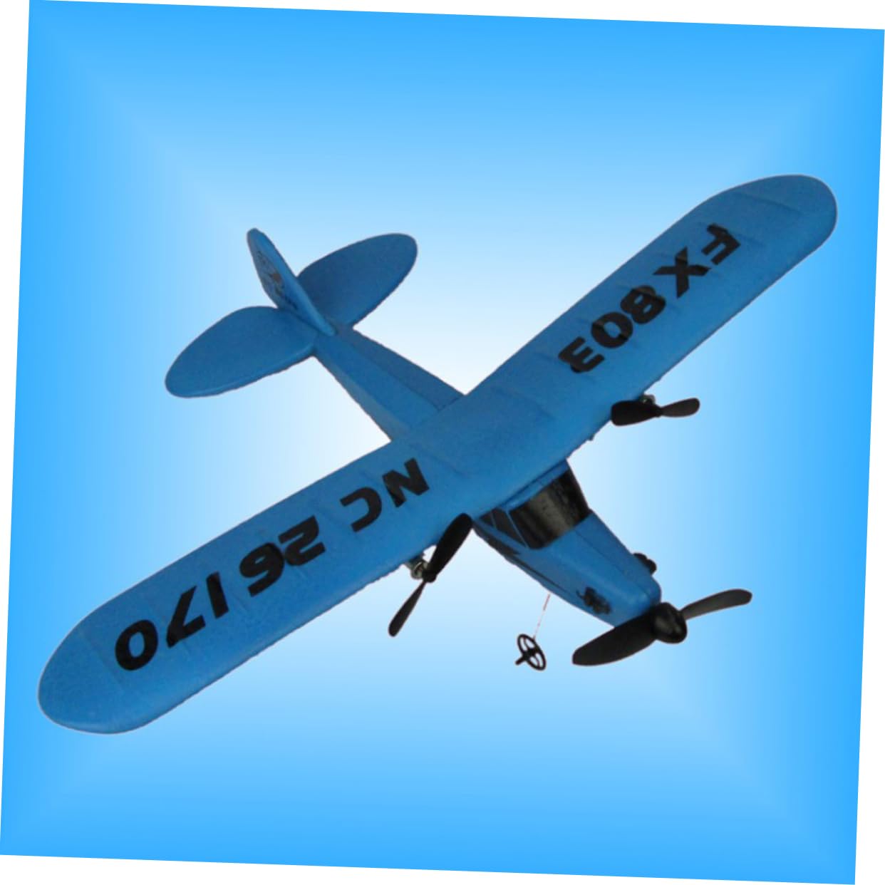 TOYANDONA Avión RC 2, 4 GHz Epp Modelo de Avión de Alas Fijas Azul