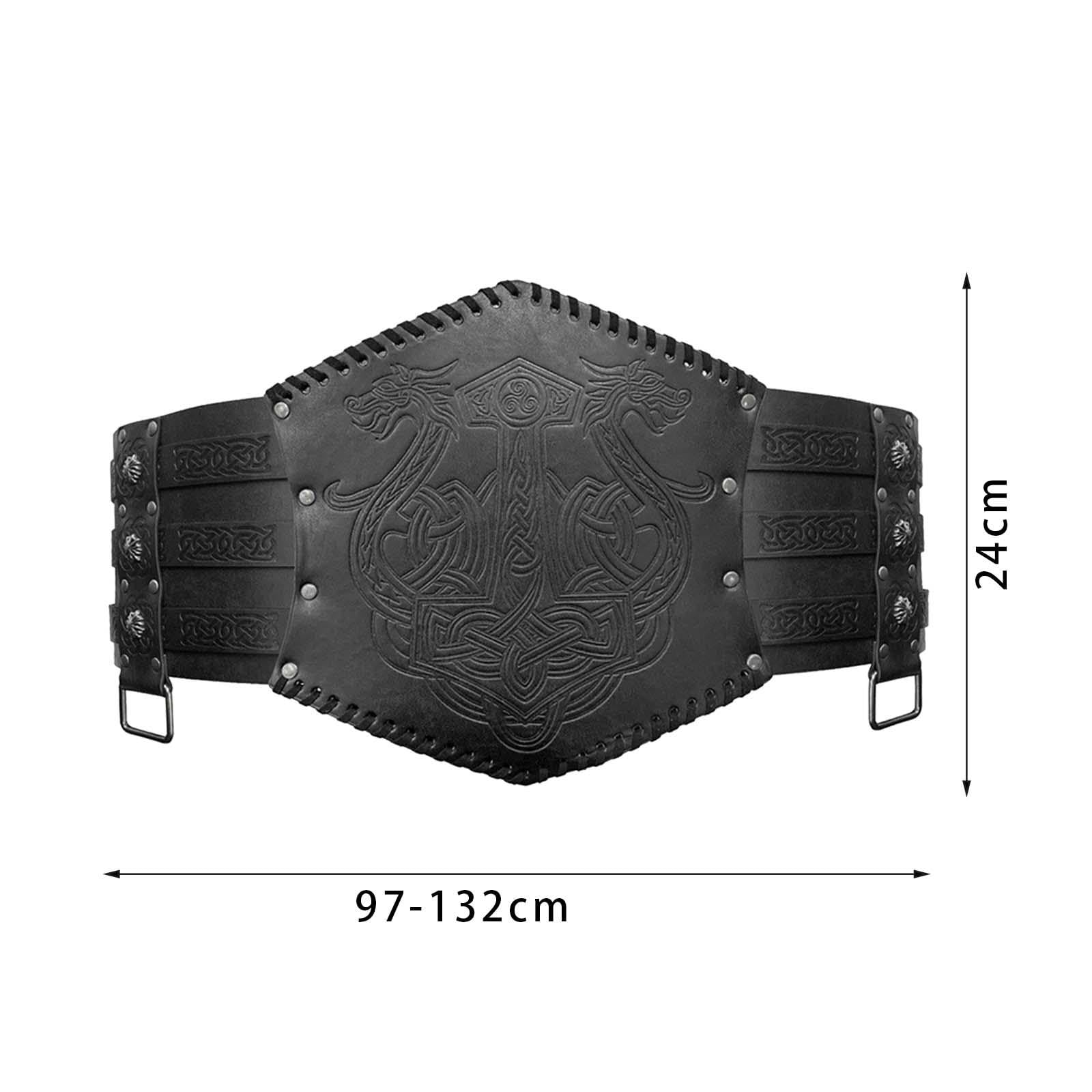 Cinturón Hebilla Metálica, Cinturón Ajustable de Cuero Sintético PU Resistente Y Suave para Disfraces de Pascua, Cumpleaños Y Actuac